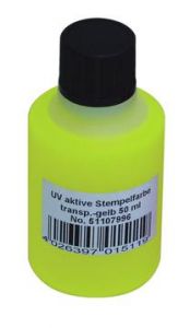 Eurolite UV boja za pečate žuta, 50ml